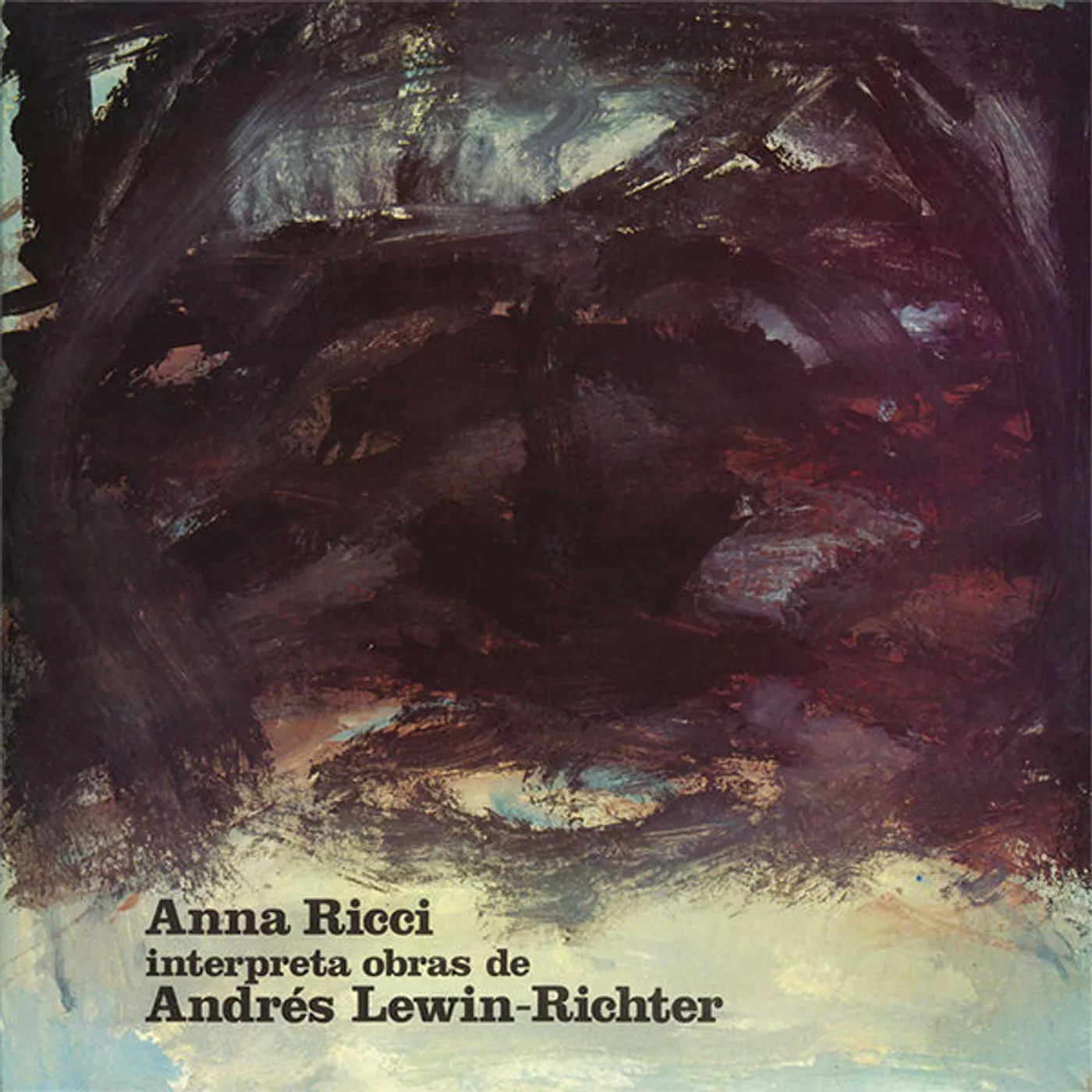 Andrés Lewin-Richter ANNA RICCI INTERPRETA OBRAS DE ANDRES LEWIN Vinyl Record