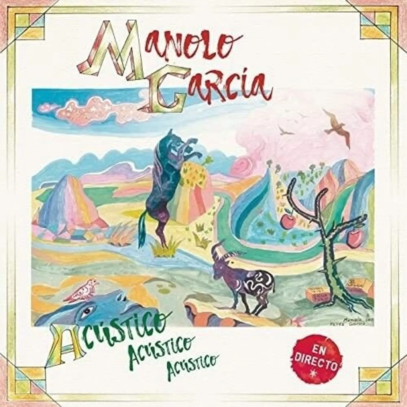 Manolo Garcia ACUSTICO ACUSTICO ACUSTICO (EN DIRECTO) Vinyl Record