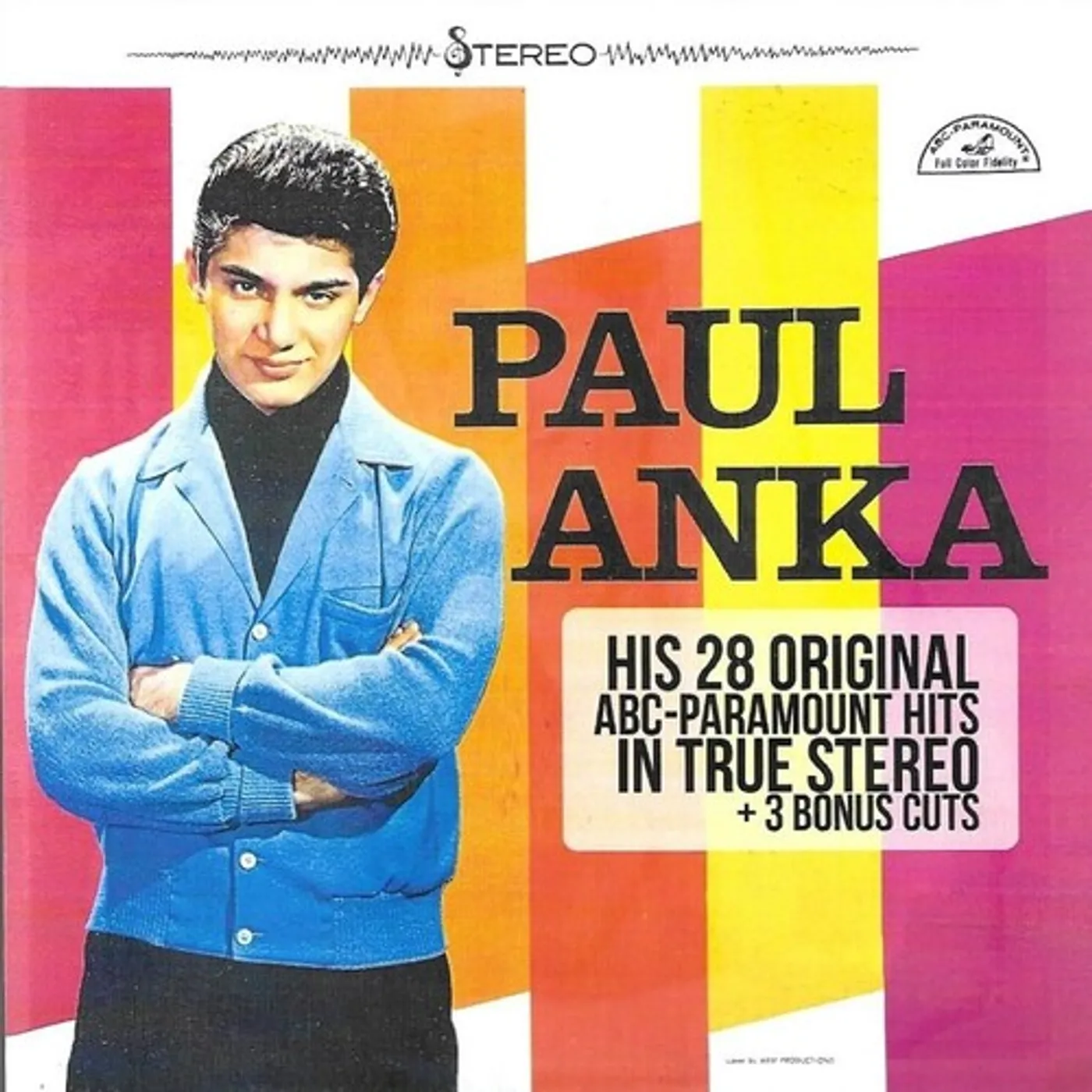 Paul Anka BEST OF ABC PARAMOUNT IN TRUE STEREO CD