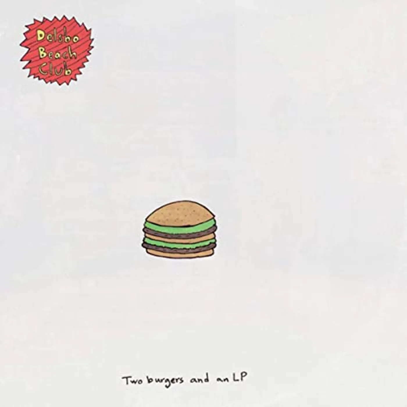Delsbo Beach Club Two burgers and an LP Vinyl Record