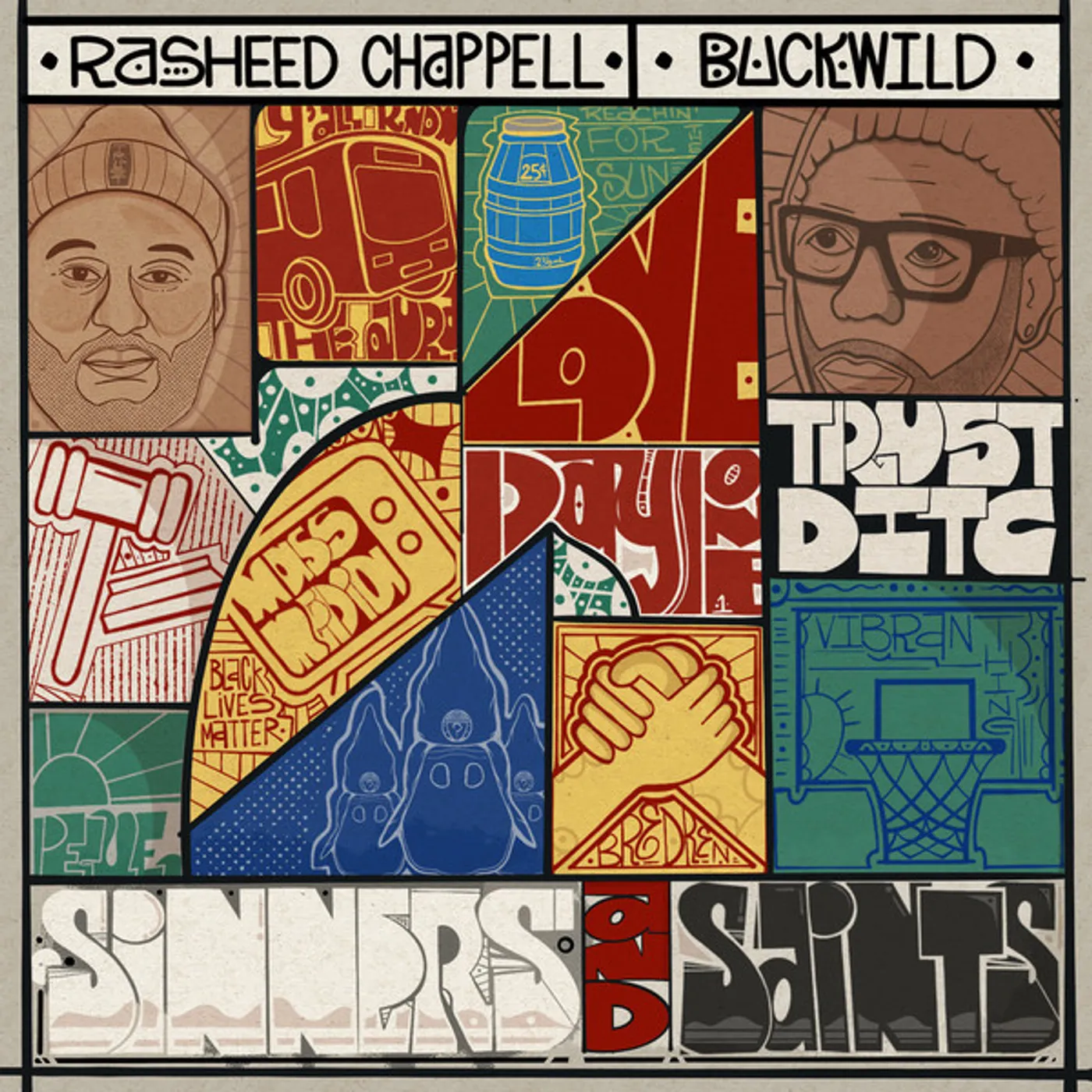 Rasheed Chappell & Buckwild Sinners And Saints Vinyl Record