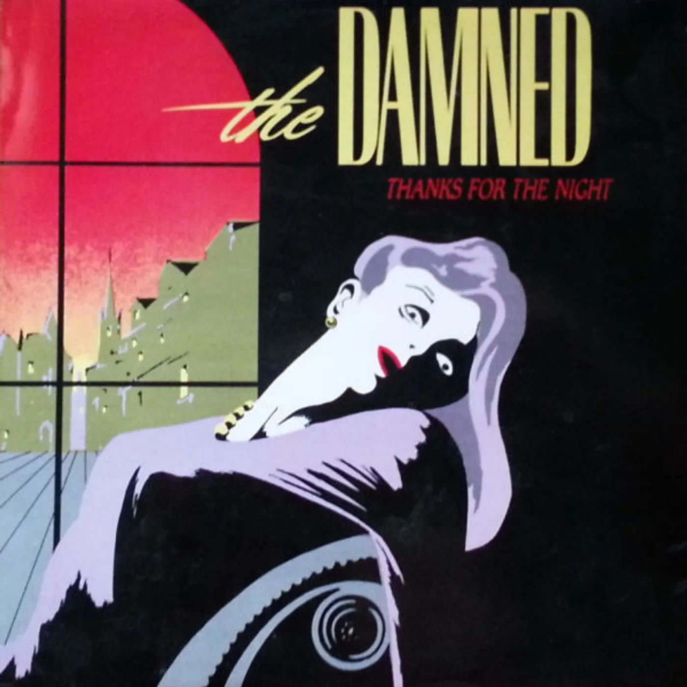 The Damned THANKS FOR THE NIGHT Vinyl Record