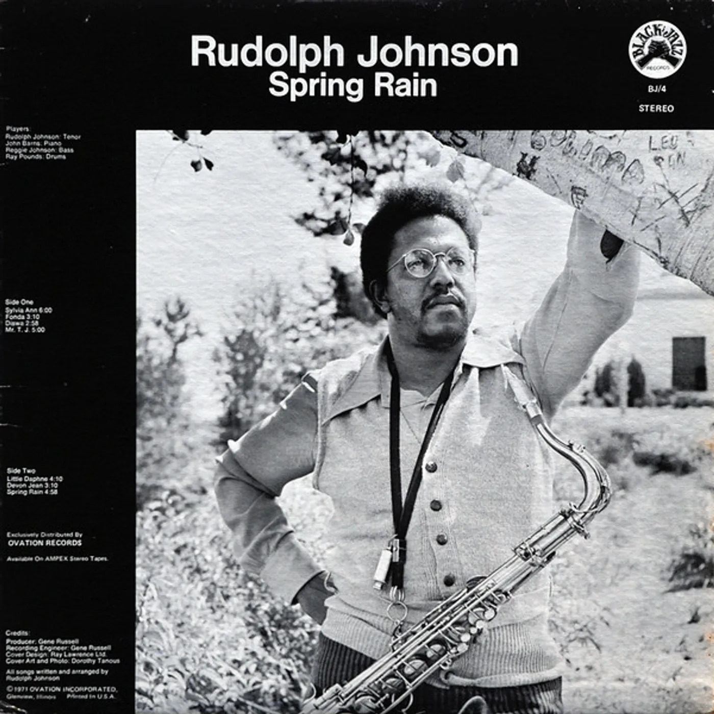 Rudolph Johnson SPRING RAIN CD