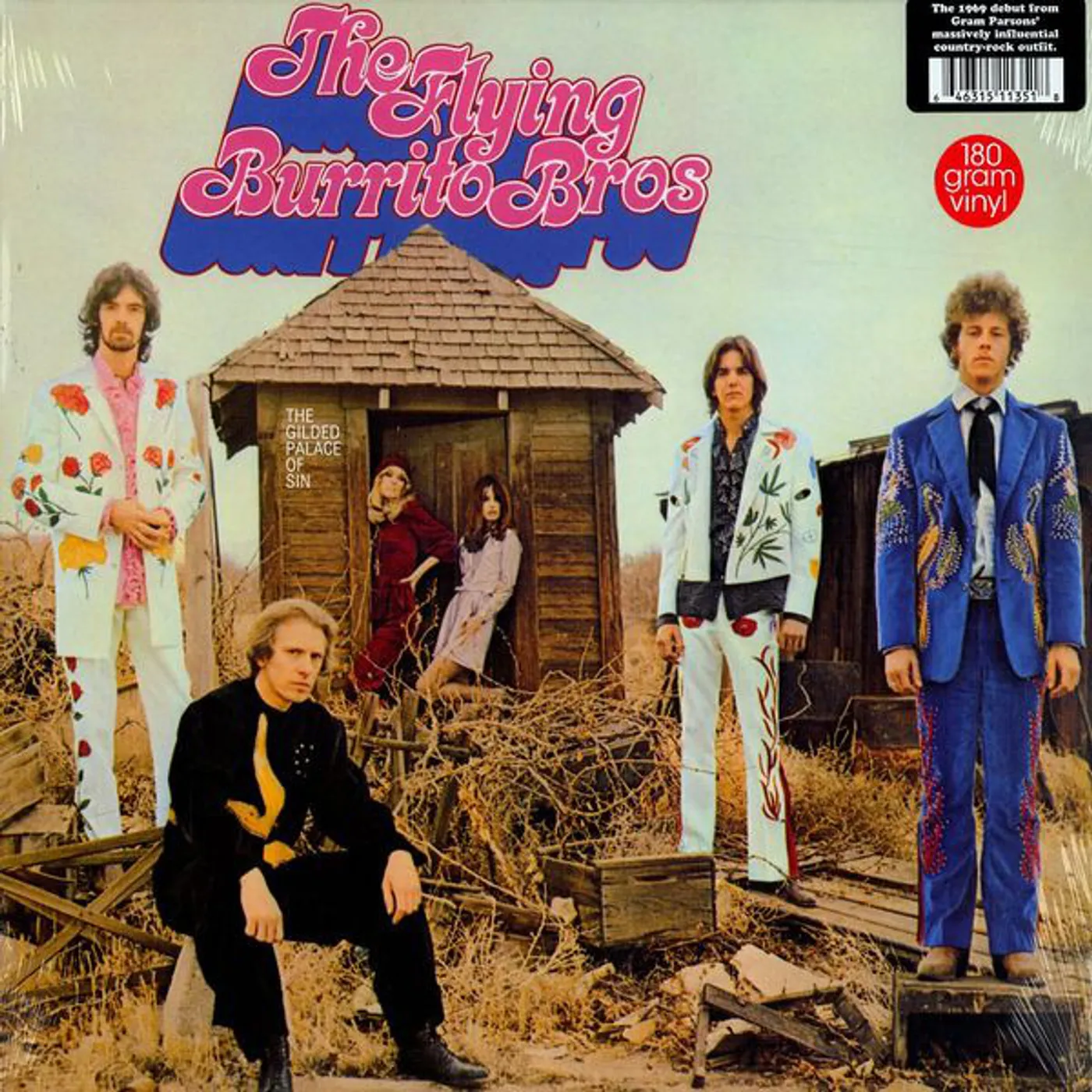 Country GazettetとFlying Burrito Bros９枚 The Flying Burrito Brothers GILDED PALACE OF SIN (SKY BLUE