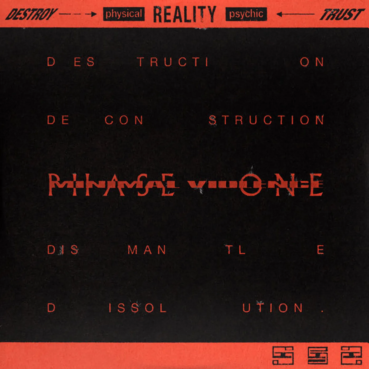 Minimal Violence DESTROY PHYSICAL REALITY PSYCHIC Vinyl Record