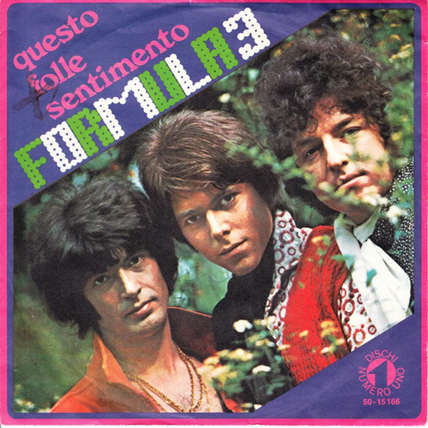 Formula 3 QUESTO FOLLE SENTIMENTO / AVEVO UNA BAMBOLA Vinyl Record