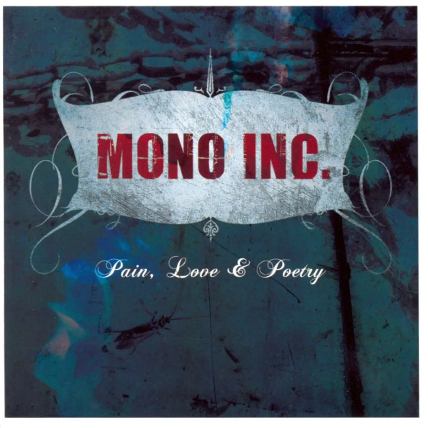 Mono Inc. PAIN, LOVE & POETRY (MAGENTA WITH BLACK STREAKS VINYL) Vinyl Record