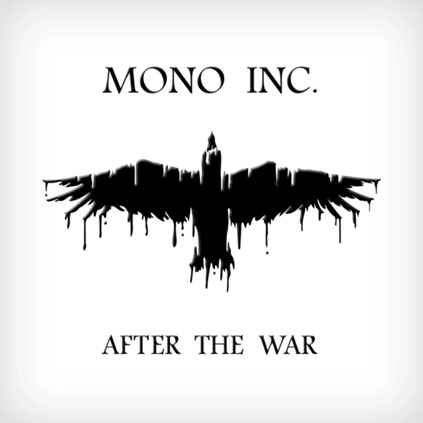 Mono Inc. AFTER THE WAR (WHITE WITH BLACK STREAKS VINYL) Vinyl Record