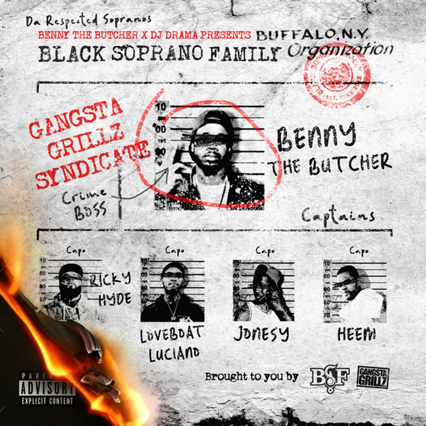Benny The Butcher X Dj Drama RESPECTED SOPRANOS Vinyl Record