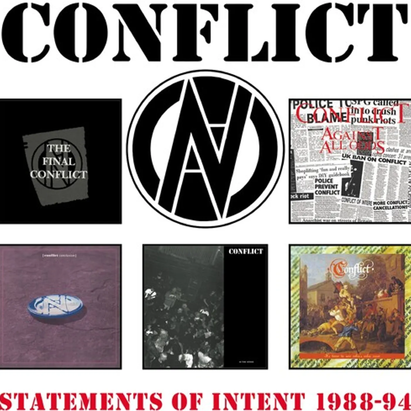 Conflict STATEMENTS OF INTENT 1988-1994 CD