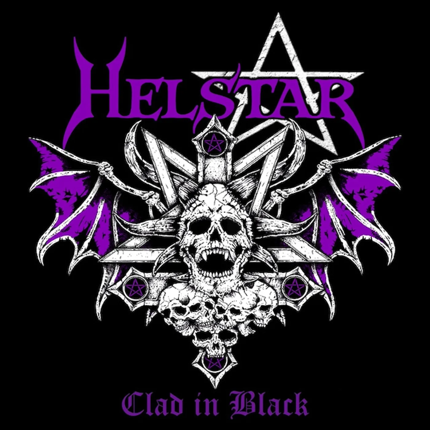 Helstar Clad in Black Vinyl Record