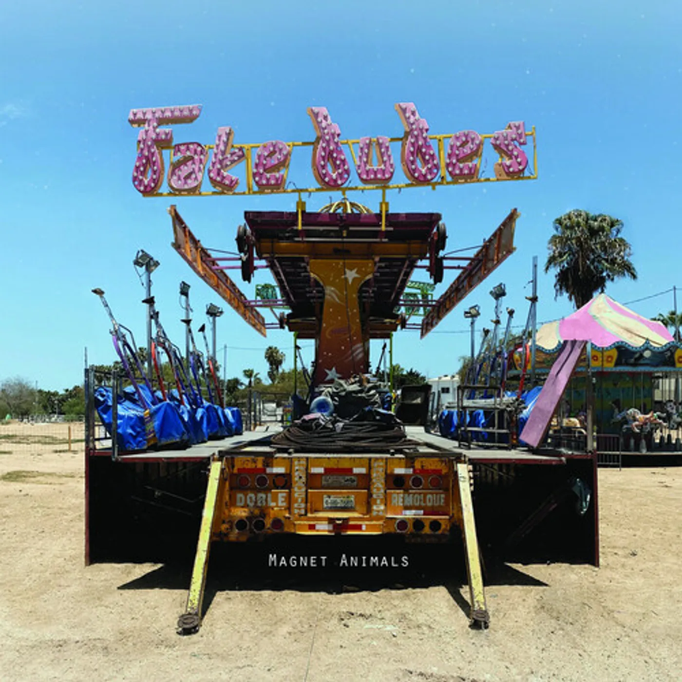 Magnet Animals FAKE DUDES (MAUVE VINYL) Vinyl Record