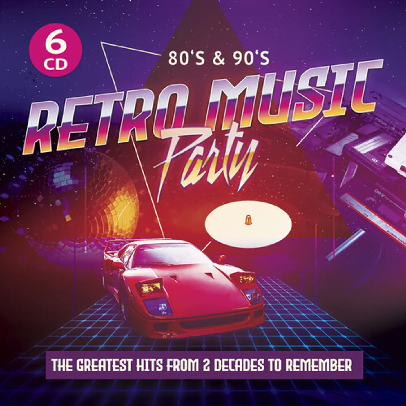 Various Artists  80S & 90S RETRO MUSIC PARTY (6CD) CD