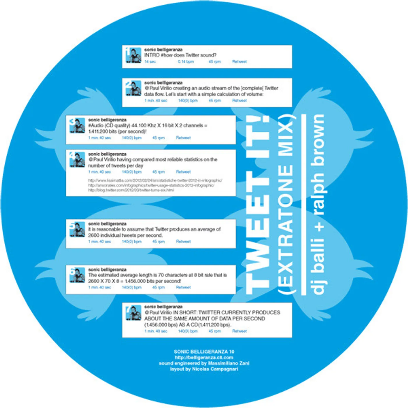 DJ Balli TWEET IT Vinyl Record