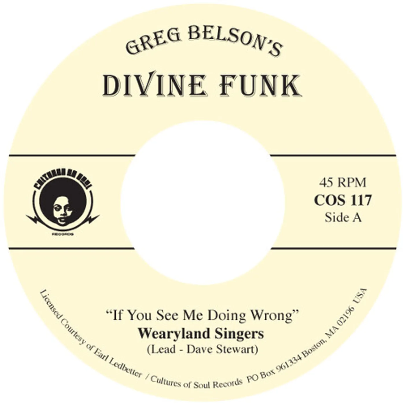 Wearyland Singers / Chariettes Gospel Singers IF YOU SEE ME DOING WRONG / NOBODY BUT JESUS Vinyl Record