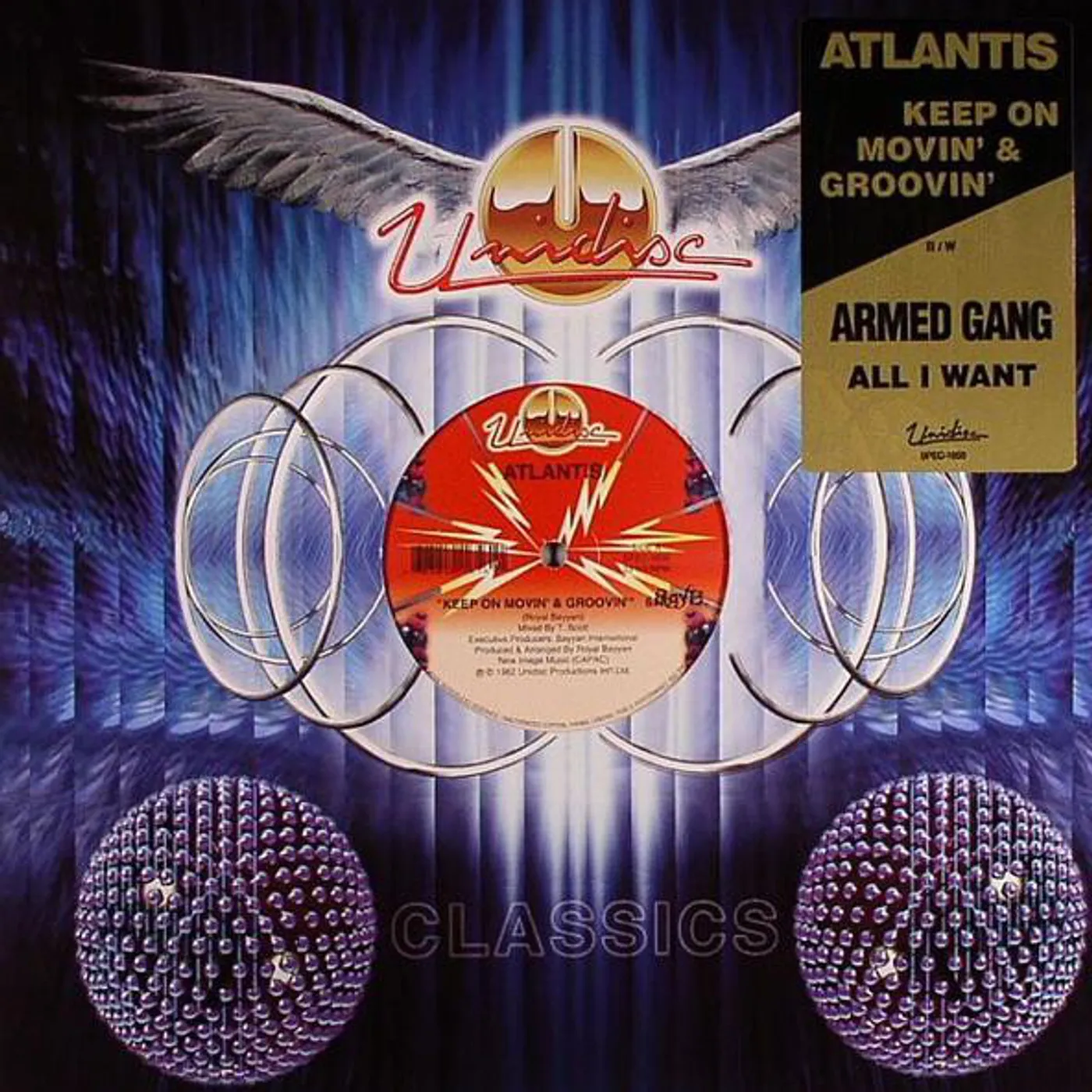 Atlantis / Armed Gang KEEP ON MOVIN & GROOVIN / ALL I WANT Vinyl Record