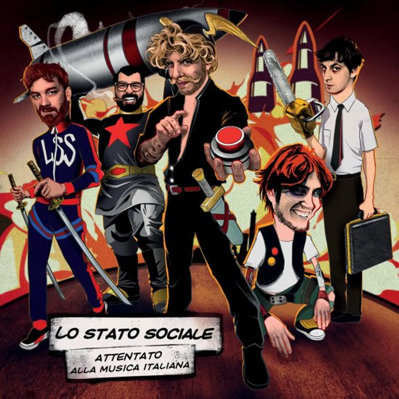 Lo Stato Sociale Attentato alla musica italiana Vinyl Record