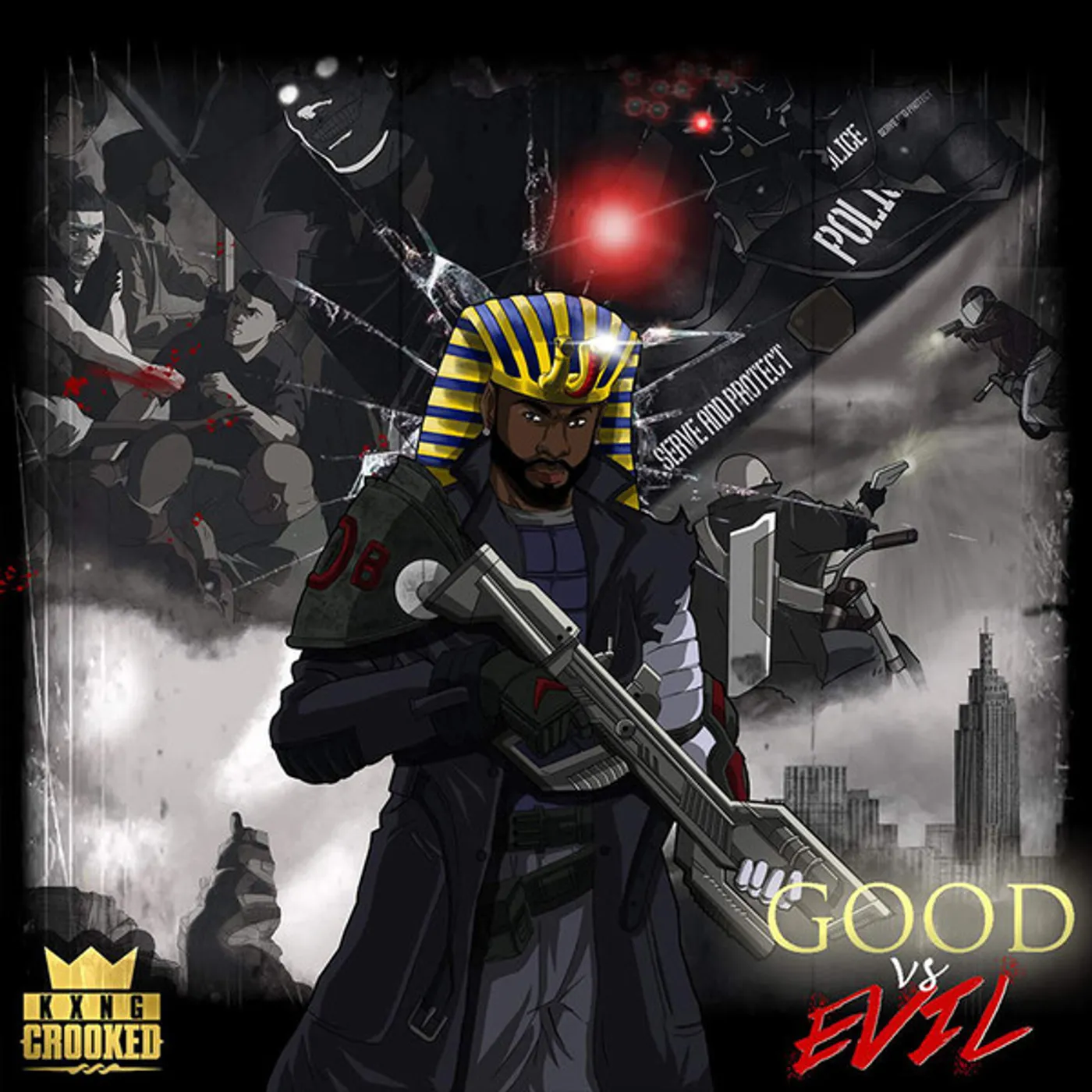 KXNG Crooked Good vs Evil Vinyl Record