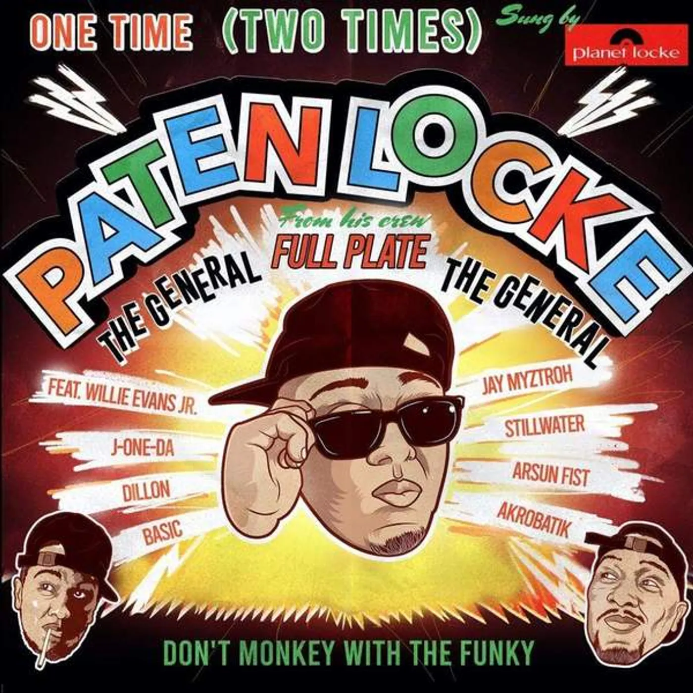 Paten Locke ONE TIME / TWO TIMES Vinyl Record