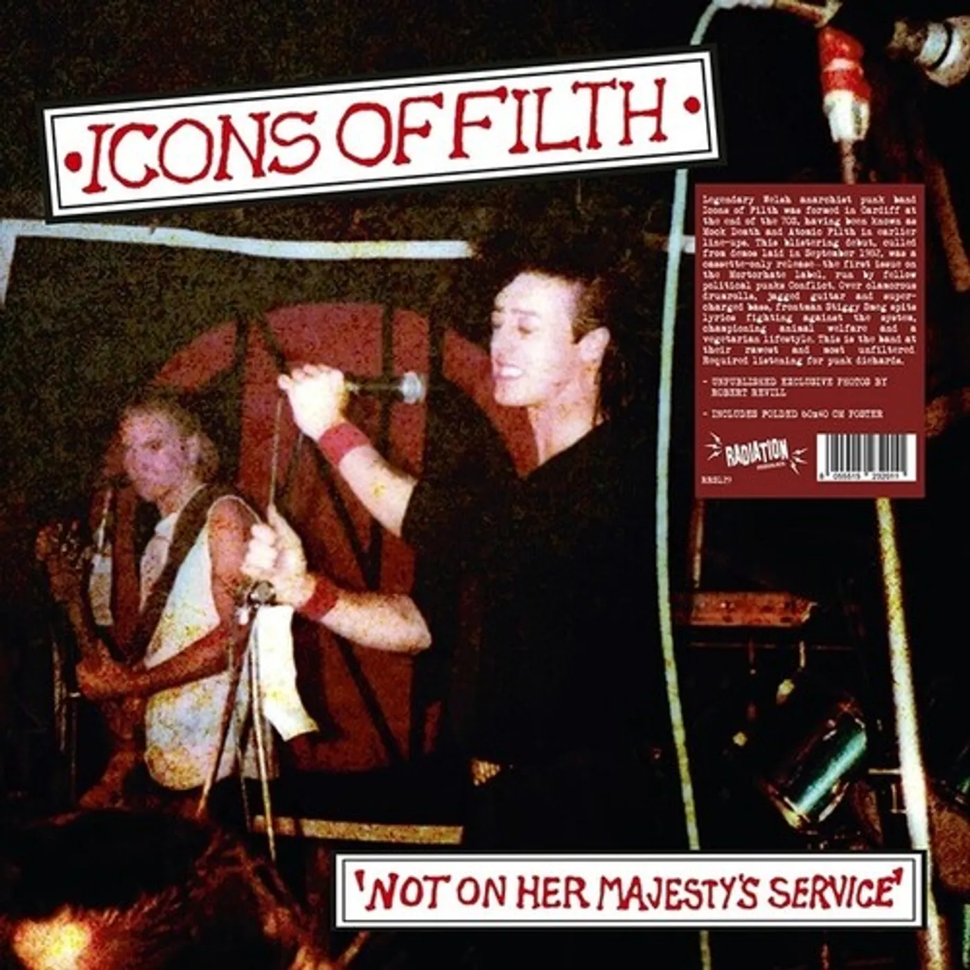 Icons Of Filth Not On Her Majesty's Service Vinyl Record