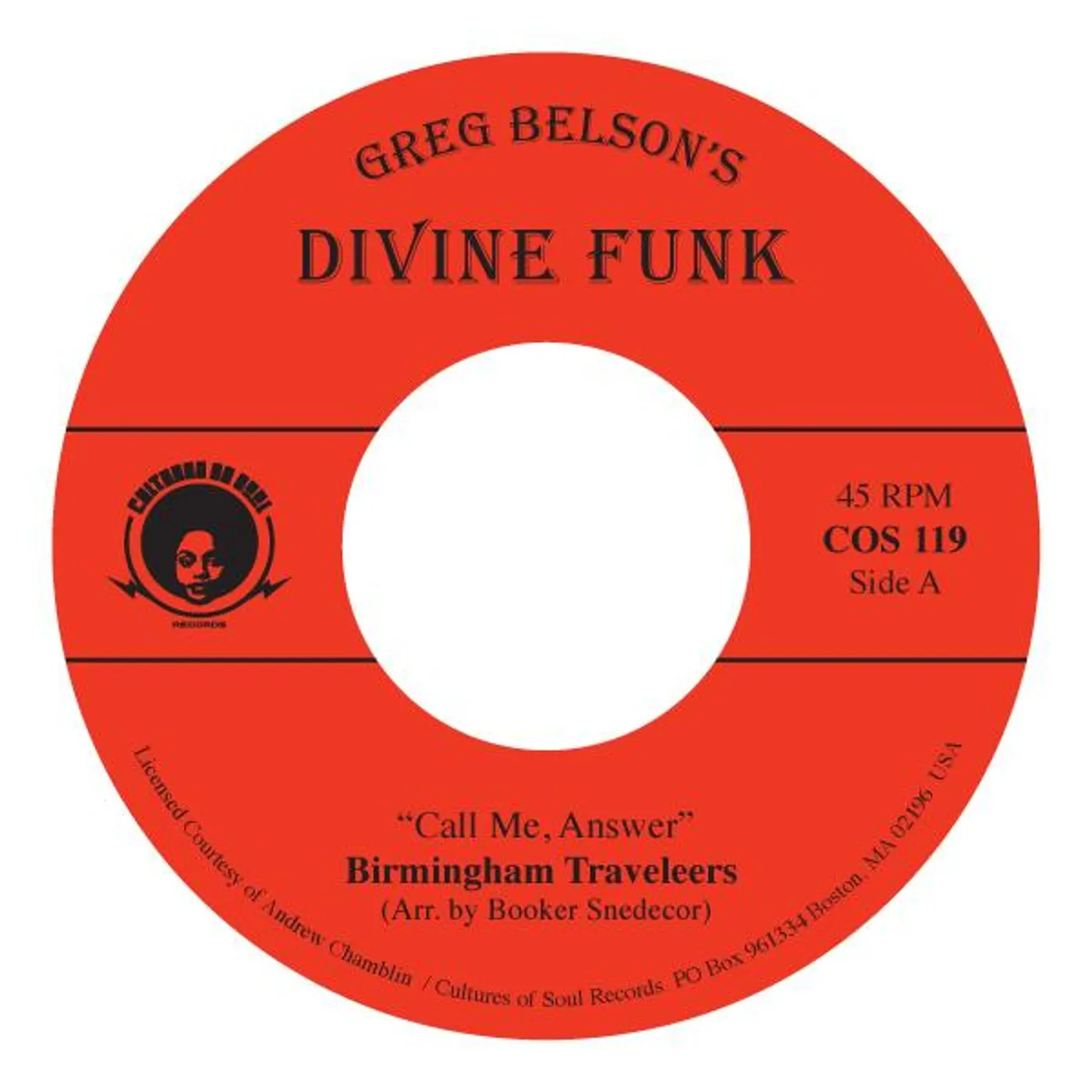 Birmingham Traveleers / Gospel Ambassadors CALL ME ANSWER / THIS LITTLE LIGHT OF MINE Vinyl Record