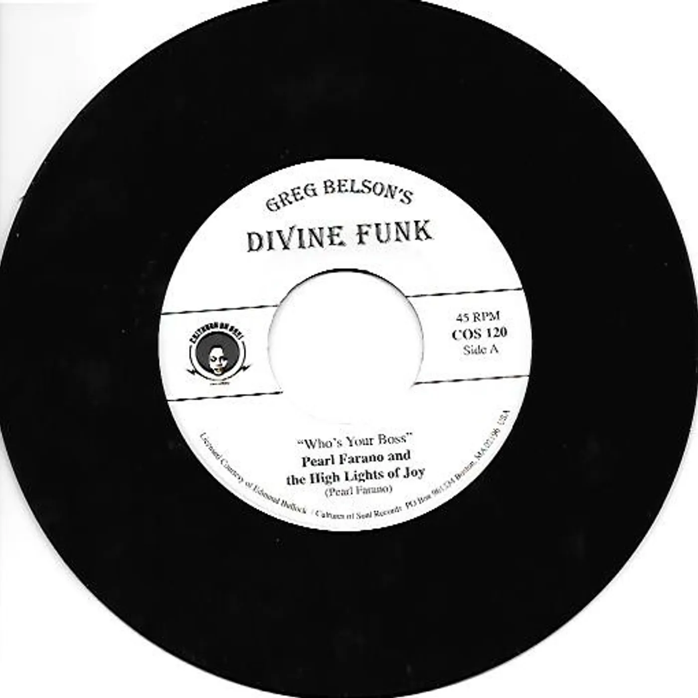 Pearl Farano & High Lights Of Joy / Zela Jackson WHO'S THE BOSS / DAYS ARE JUST LIKE PEOPLE Vinyl Record