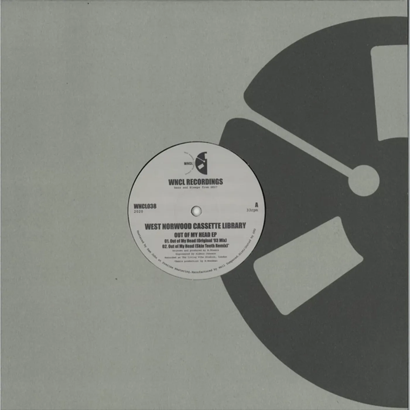 West Norwood Cassette Library OUT OF MY HEAD Vinyl Record