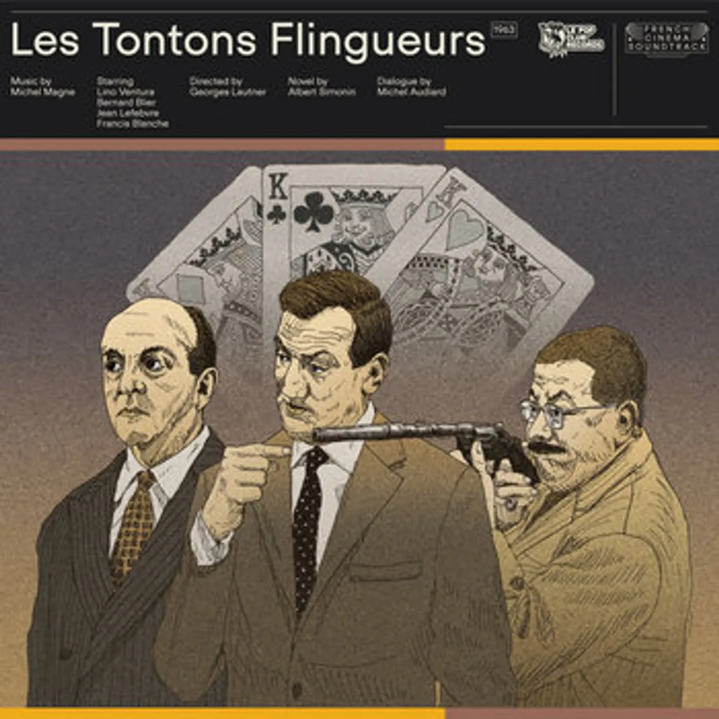 Michel Magne LES TONTONS FLINGUEURS Vinyl Record