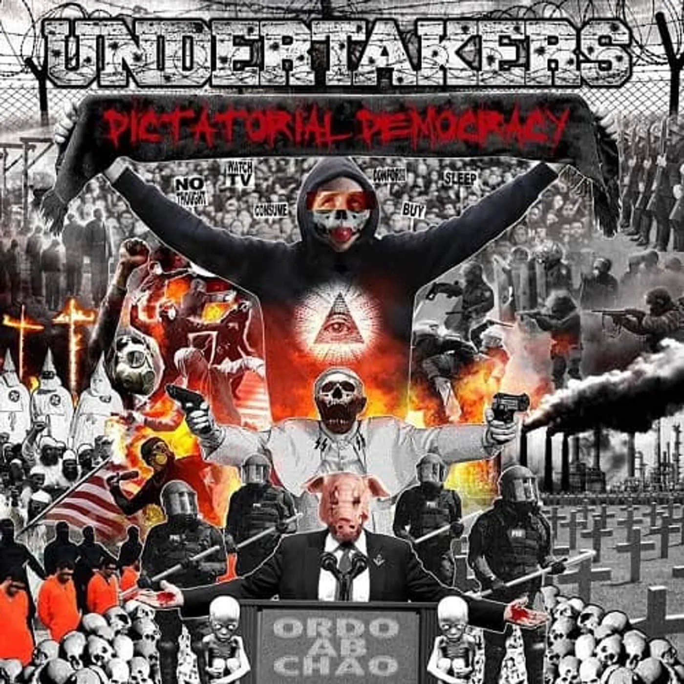 Undertakers DICTATORIAL DEMOCRACY (GREY VINYL) Vinyl Record