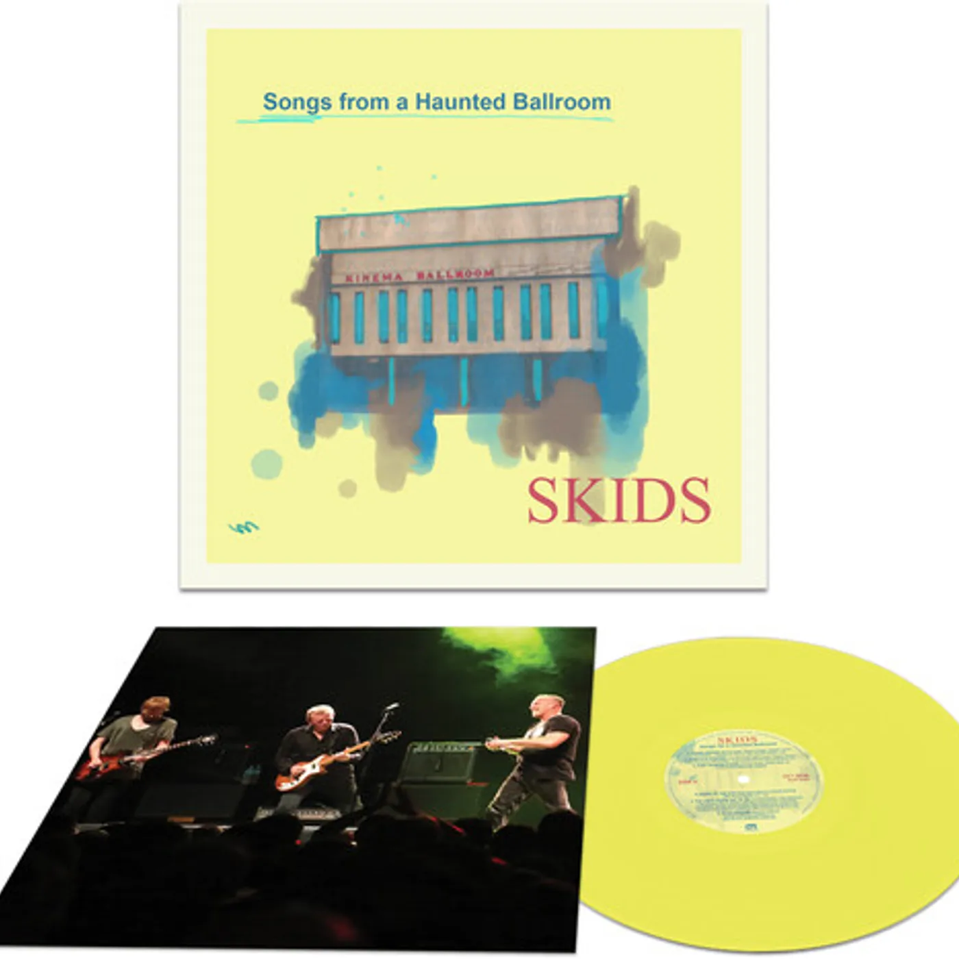 Skids SONGS FROM THE HAUNTED (YELLOW & BLUE VINYL Vinyl Record