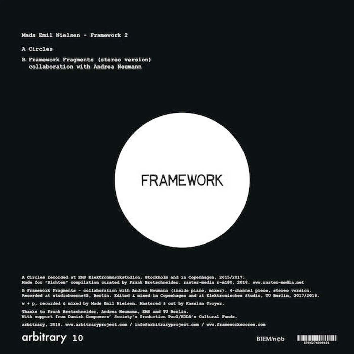 Mads Emil Nielsen Framework 2 Vinyl Record