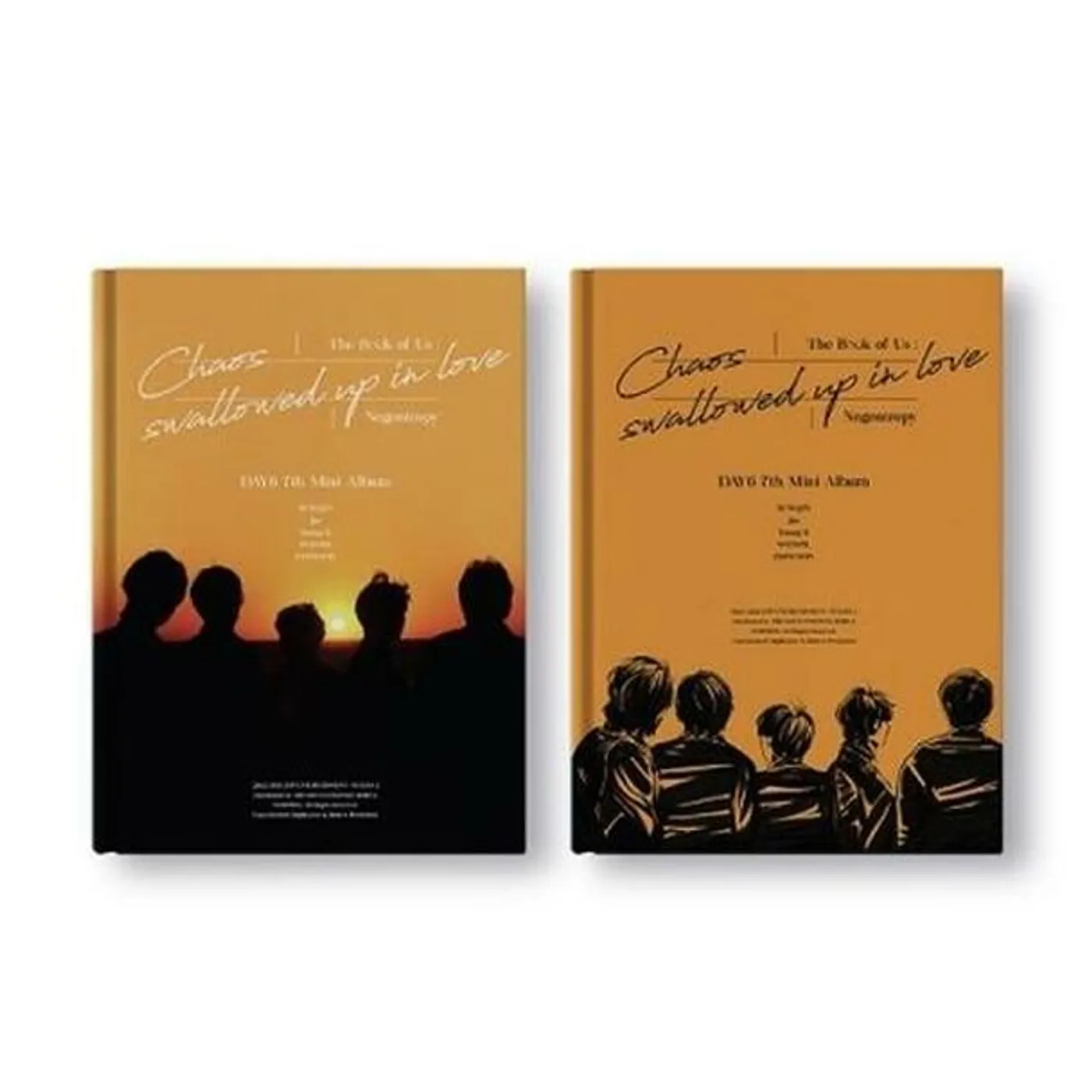 DAY6 BOOK OF US: NEGENTROPY - CHAOS SWALLOWED UP IN LOVE (7TH MINI ALBUM) CD