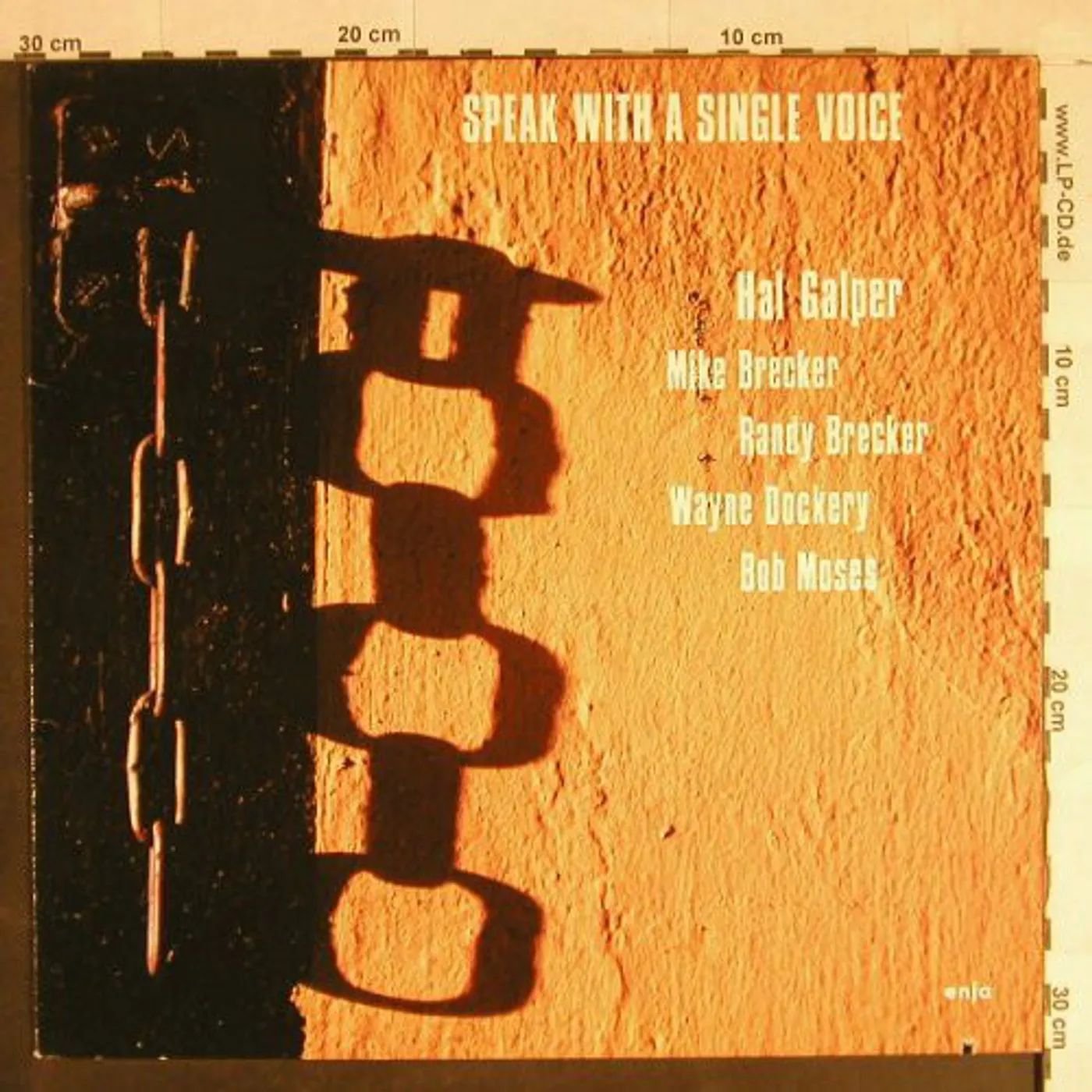 Hal Galper SPEAK WITH A SINGLE VOICE CD