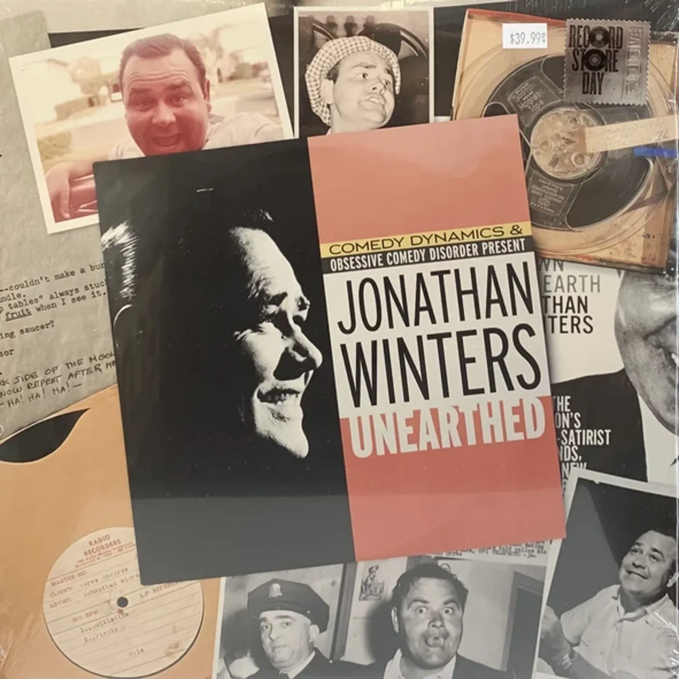 Jonathan Winters UNEARTHED Vinyl Record
