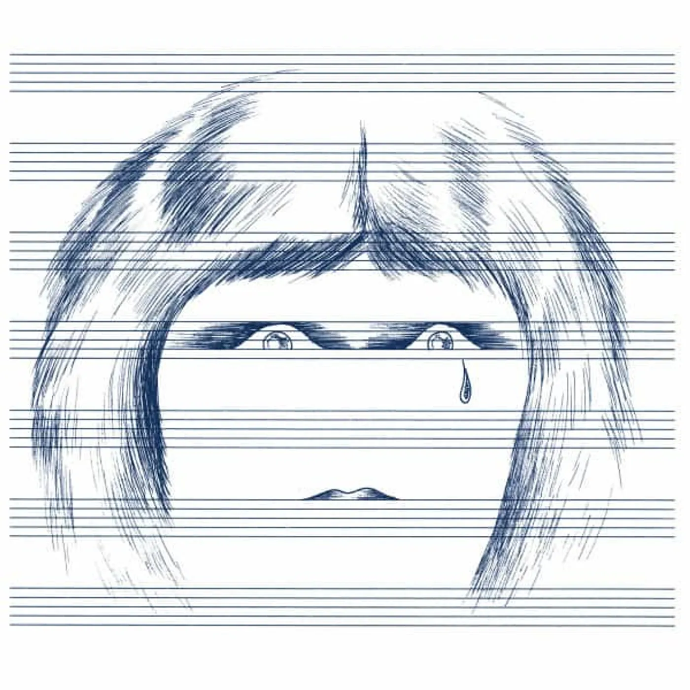 Miaux Black Space White Cloud Vinyl Record