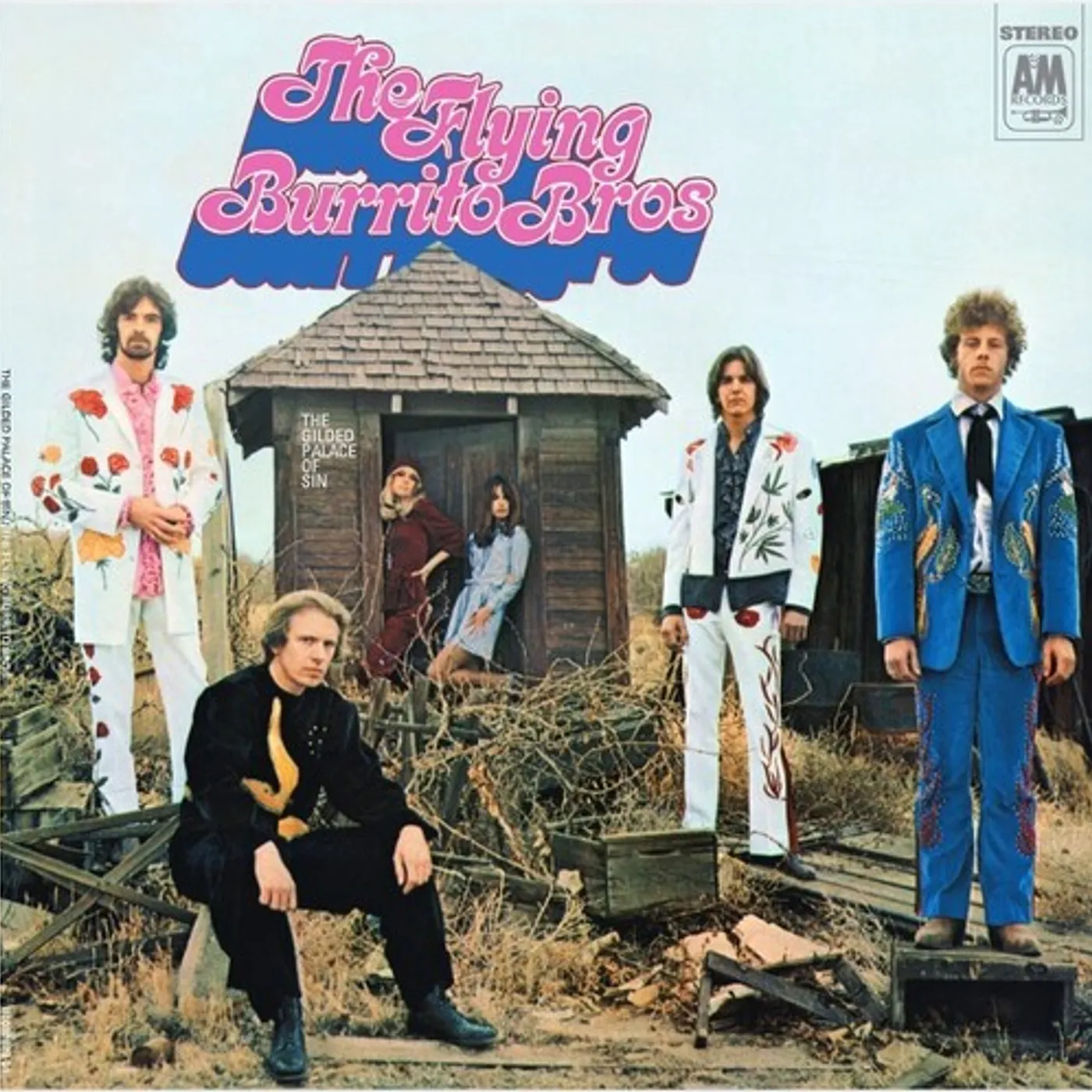 Flying Burrito Broth GILDED PALACE OF SIN Vinyl Record