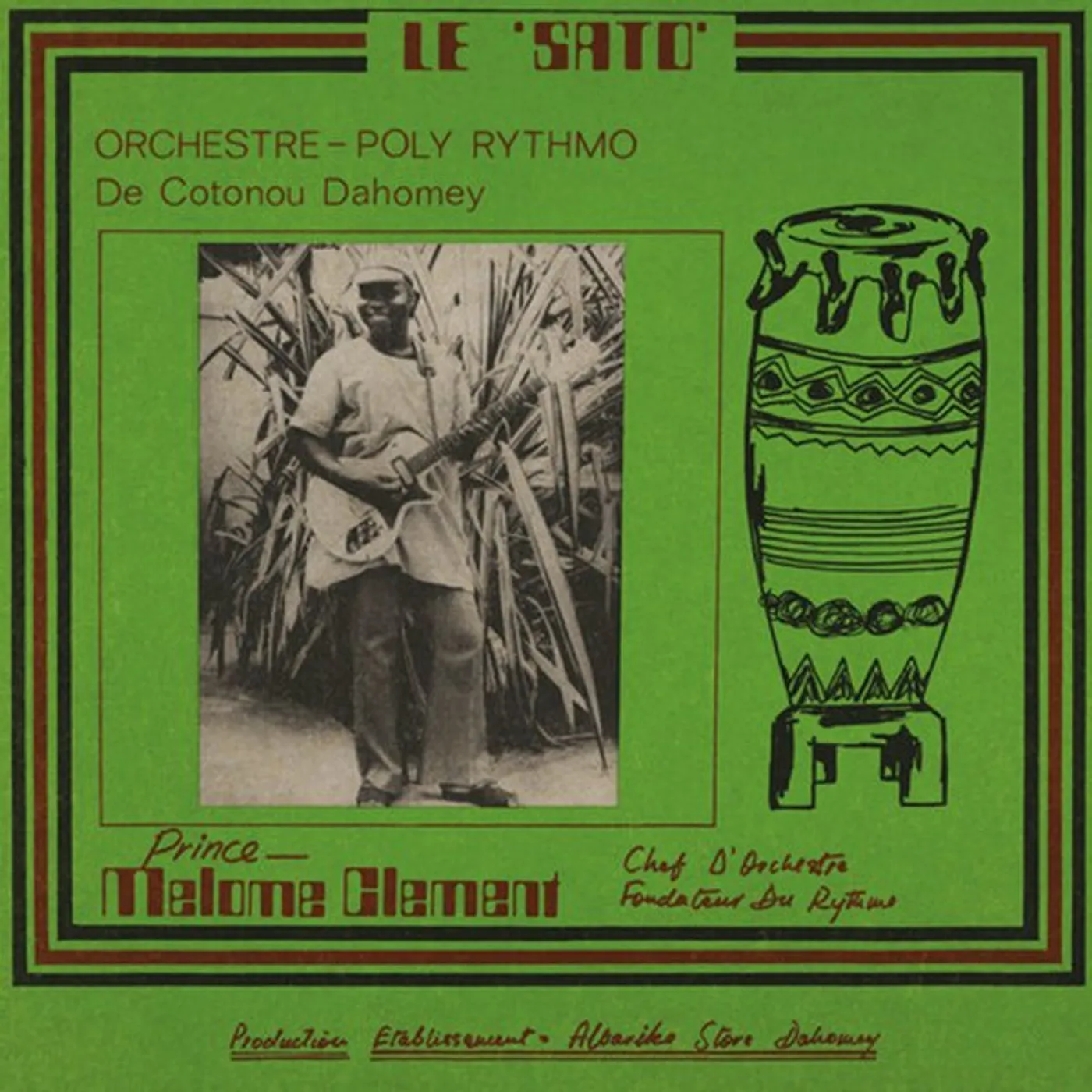 T.P. Orchestre Poly-Rythmo De Cotonou - Benin LE SATO Vinyl Record