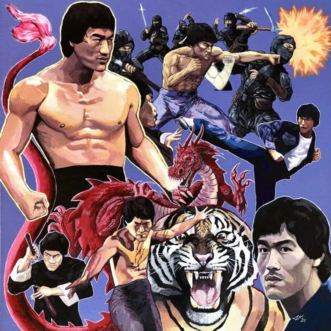 Lord Beatjitzu SHANGHAI EXPRESS AKA BRUCE LI'S GREATEST PUNCHES Vinyl Record
