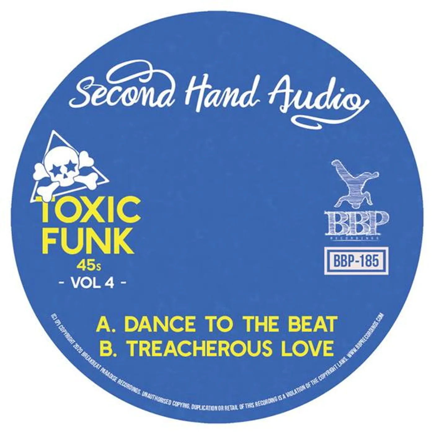 Second Hand Audio TOXIC FUNK VOL. 4 Vinyl Record