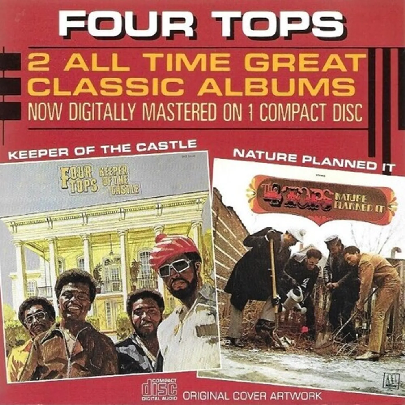 Four Tops KEEPER OF THE CASTLE / NATURE PLANNED IT CD