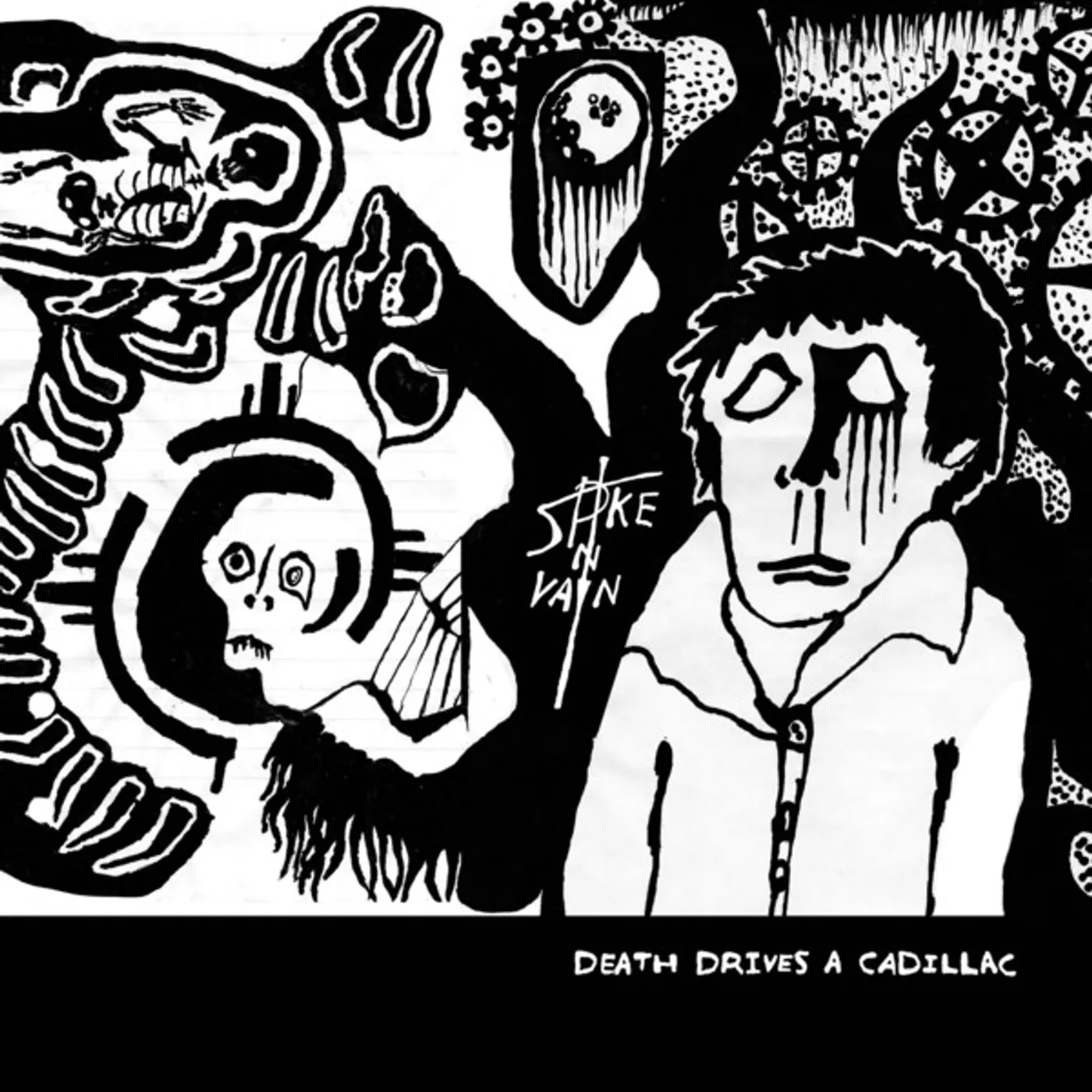 Spike in Vain Death Drives a Cadillac Vinyl Record