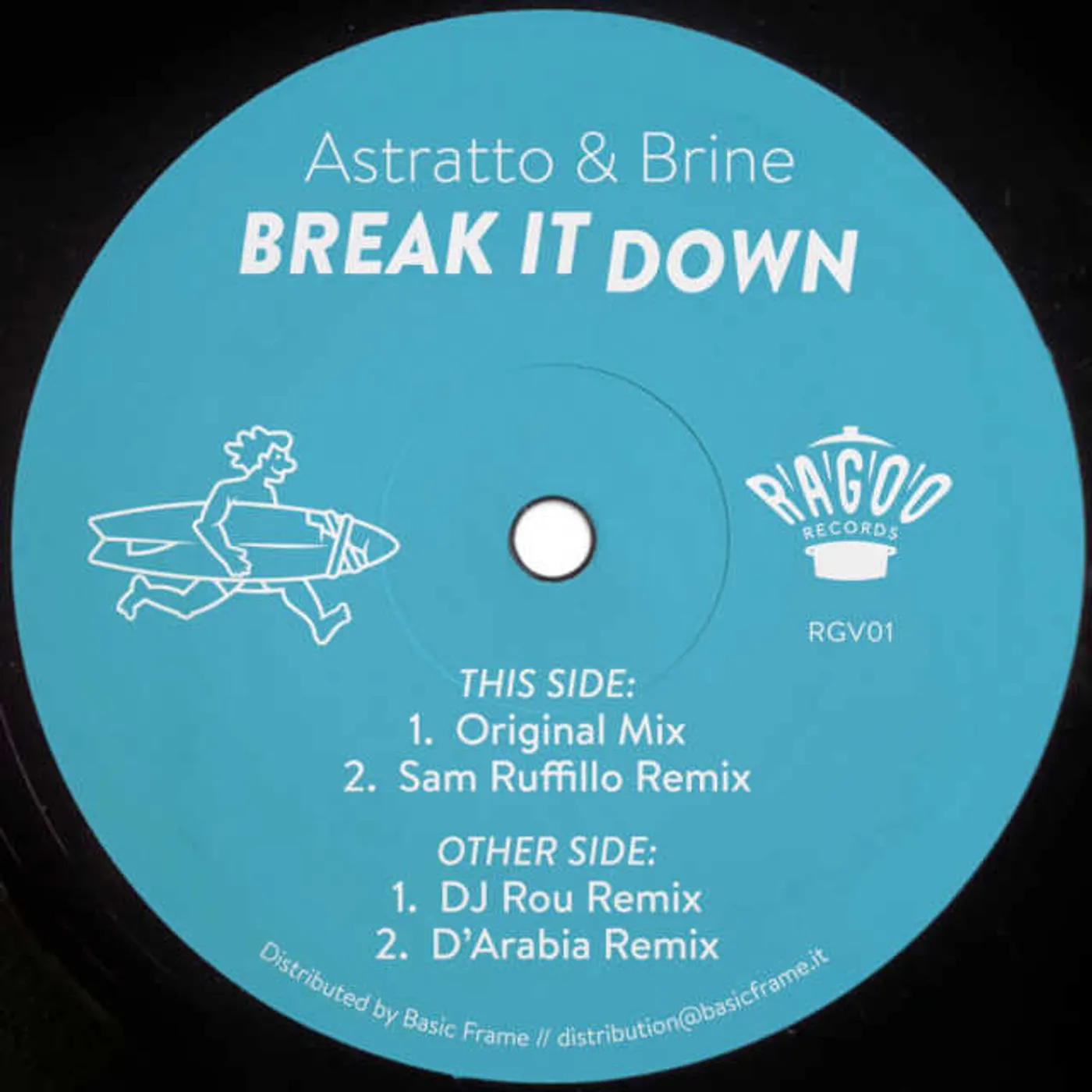 Astratto & Brine BREAK IT DOWN Vinyl Record
