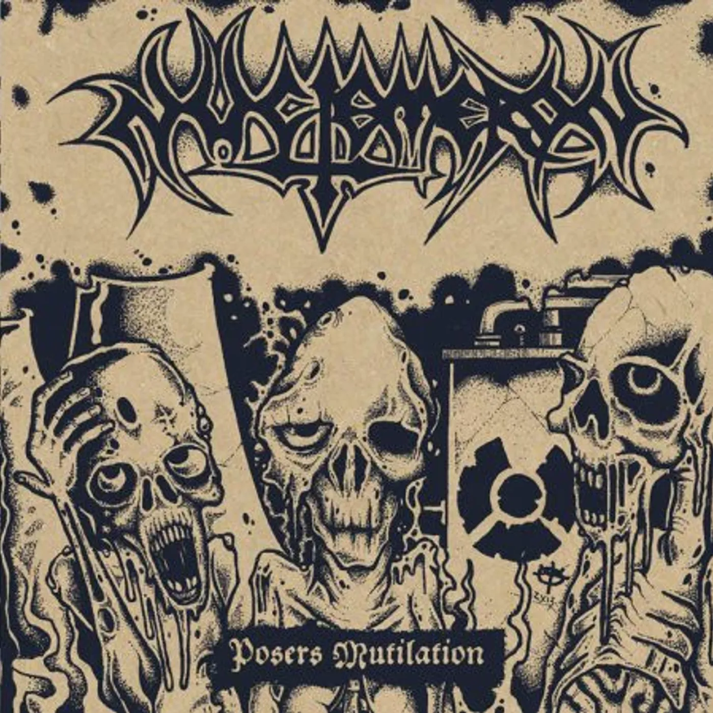 Nuctemeron POSERS MUTILATION 1989-1991 Vinyl Record