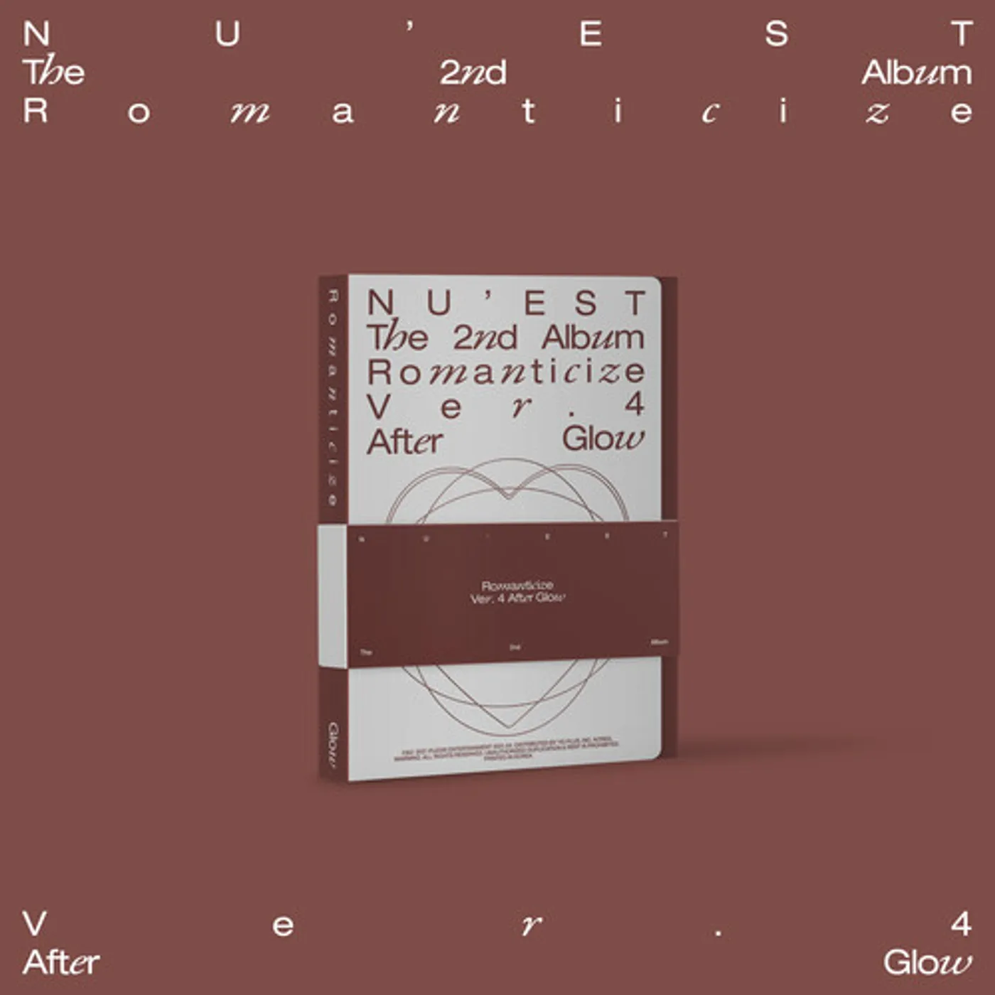 NU'EST (뉴이스트) 2ND ALBUM ROMANTICIZE (AFTER GLOW VERSION) CD
