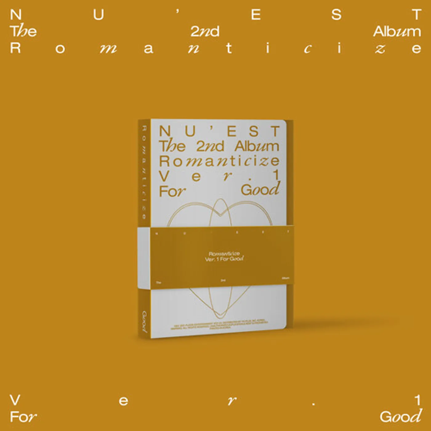 NU'EST (뉴이스트) 2ND ALBUM ROMANTICIZE (FOR GOOD VERSION) CD