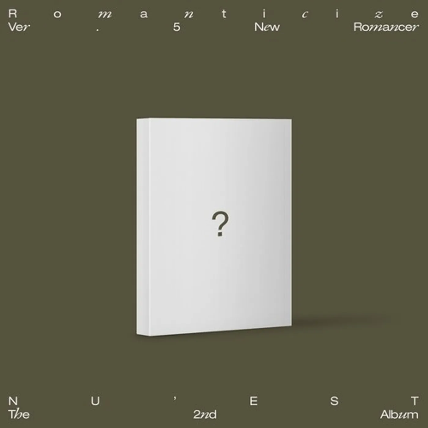 NU'EST (뉴이스트) 2ND ALBUM ROMANTICIZE (NEW ROMANCER VERSION) CD