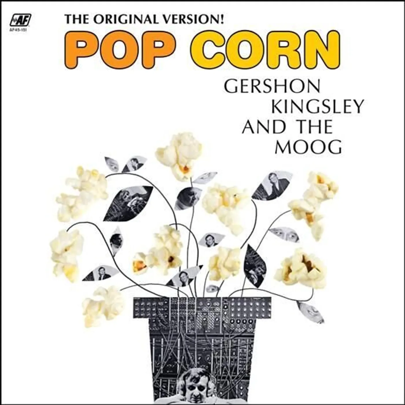 Gershon Kingsley & The Moog POP CORN (POP CORN YELLOW VINYL) Vinyl Record