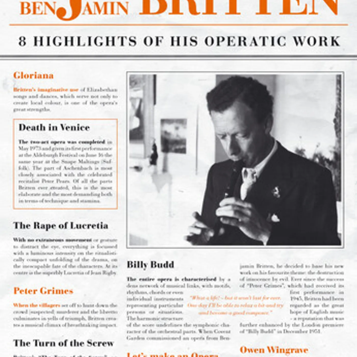 Elder TRIBUTE TO BRITTEN, BENJAMIN DVD