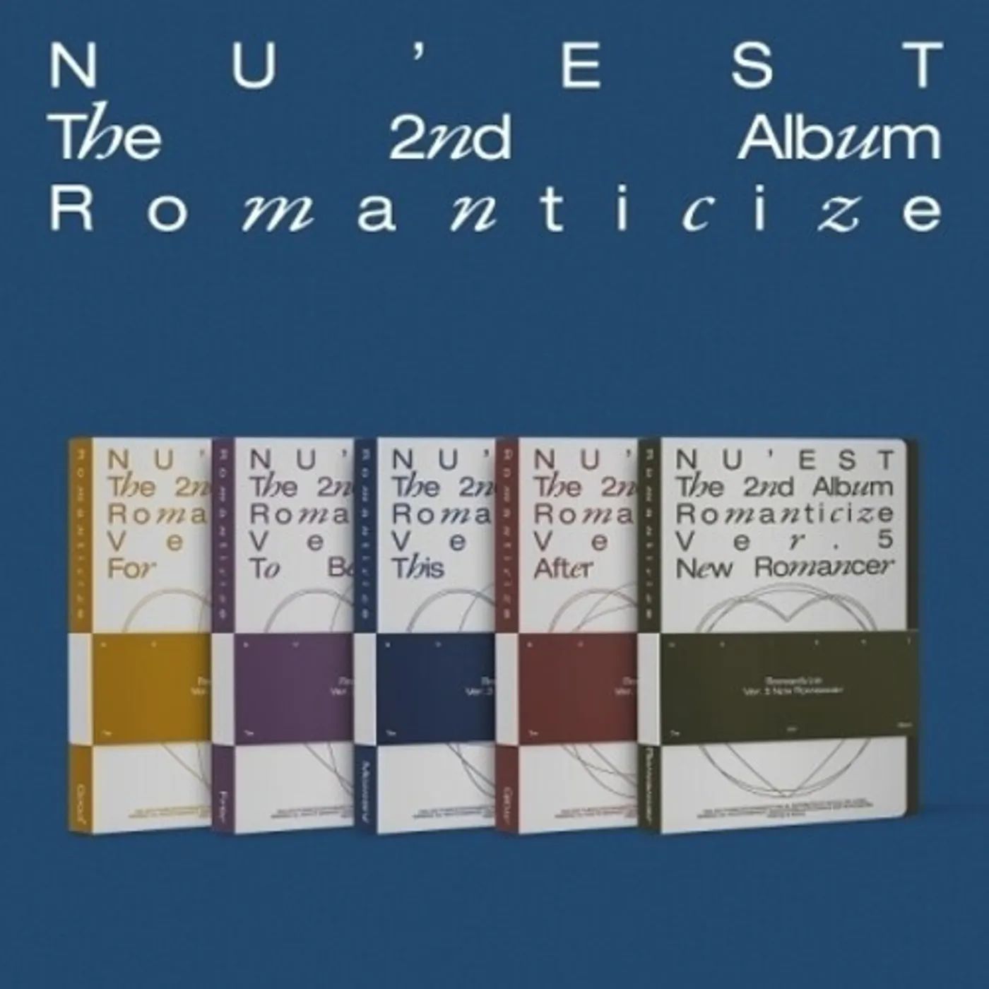 NU'EST (뉴이스트) 2ND ALBUM ROMANTICIZE CD