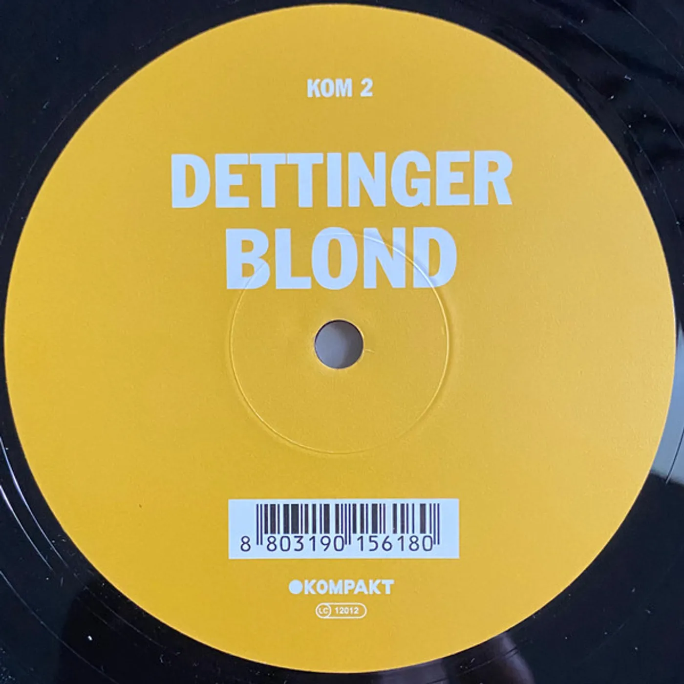 Dettinger Blond Vinyl Record